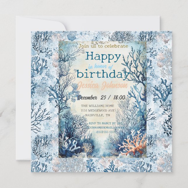 Drömmar under havet spara datumet (Framsida)