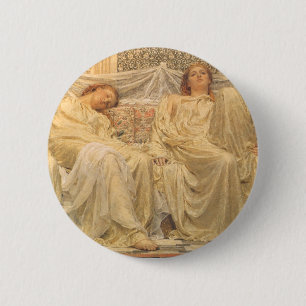 Drömmare av Albert Joseph Moore, viktoriansk konst Knapp