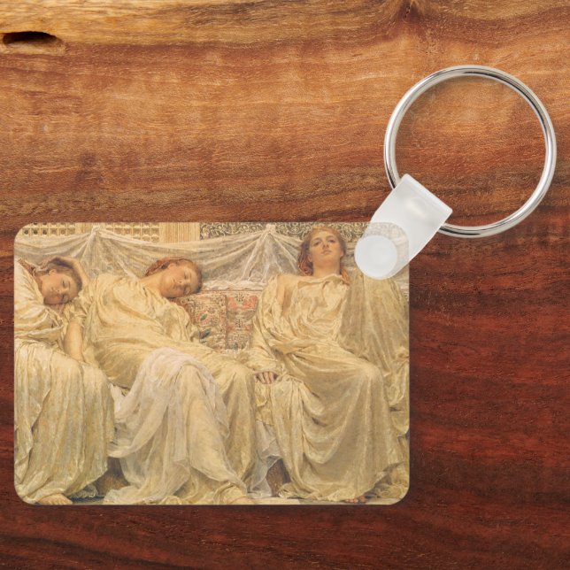 Drömmare av Albert Joseph Moore, viktoriansk konst Nyckelring (Framsida)