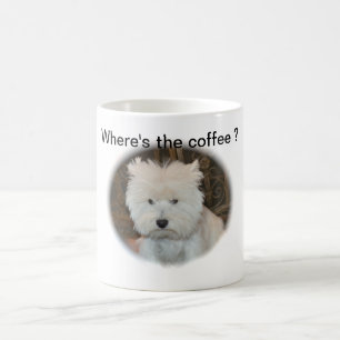 Drömmare den pesky westien kaffemugg