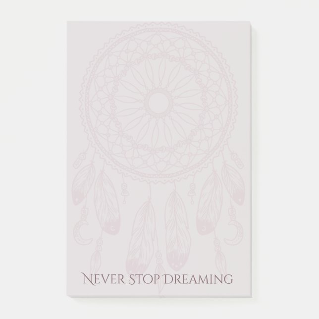 Drömmare Dreamcatcher 4x6 Post-it Block (Framsida)