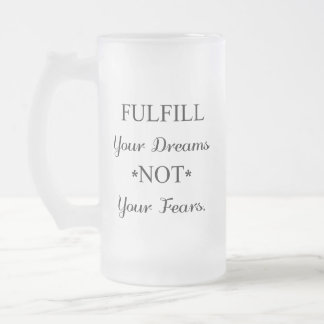 Drömmare Frostat Ölglas