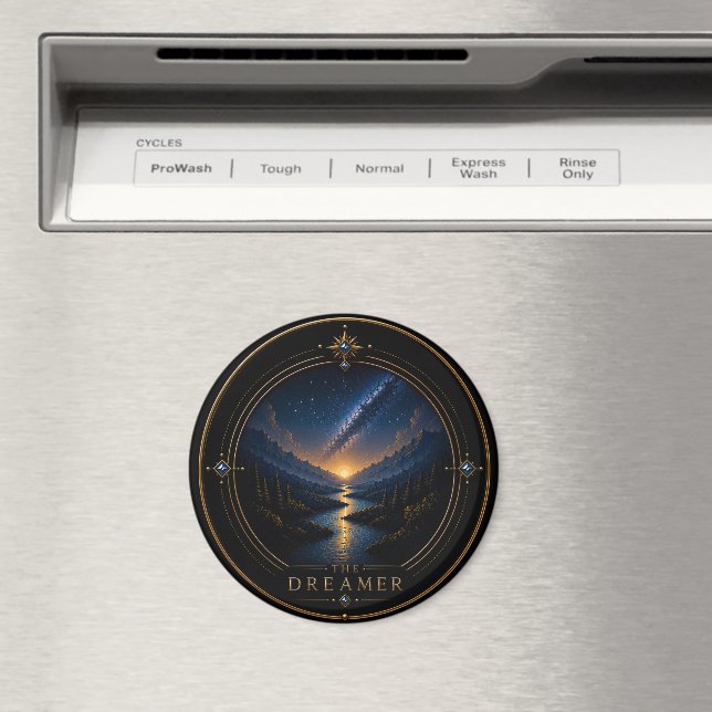 Drömmaren Fiskarna Arketyp Cirkeln Magnet (In Situ (Dishwasher))