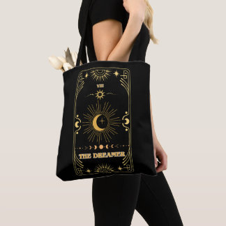 Drömmaren Guld Celestial Tarotkort Astrologisk Tygkasse