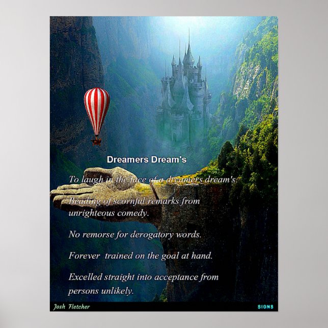 Drömmares drömmar poster (Framsidan)