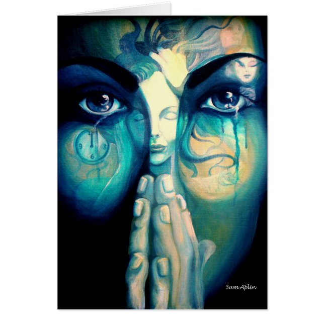 Drömmarna i som I-förmiddagdyin Hälsningskort (Framsidan)