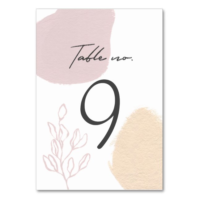 Drömmarnas Fält | Bord Nummer Bordsnummer (Framsidan)