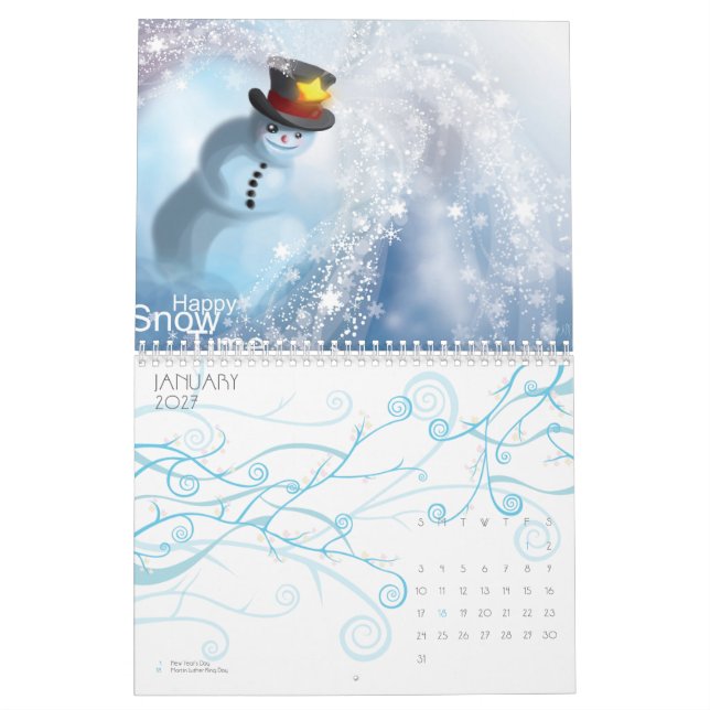 Drömmarnas land kalender (Jan 2027)