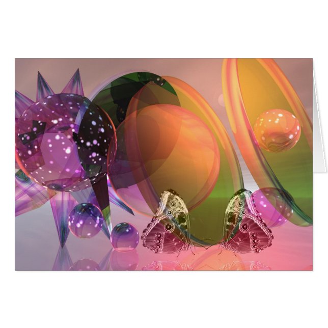 drömmarnas landkort hälsningskort (Framsidan Horizontal)