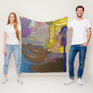 Drömmarnas landmedelfilt! fleecefilt