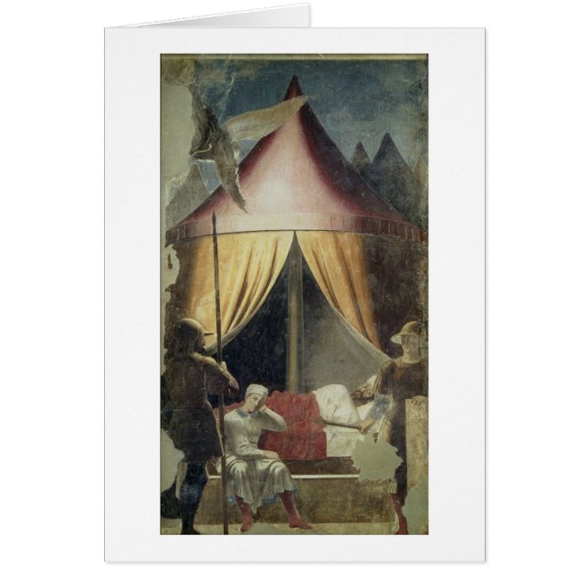 Drömmen av Constantine, från legenden av Ten Hälsningskort (Framsidan)