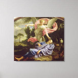 Drömmen av Elijah, 1650-55 Canvastryck