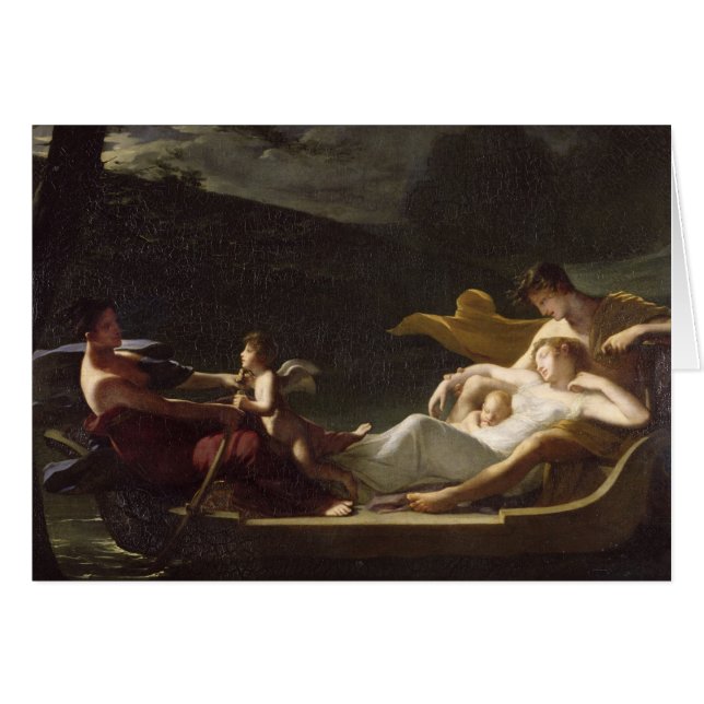 Drömmen av lyckan hälsningskort (Framsidan Horizontal)