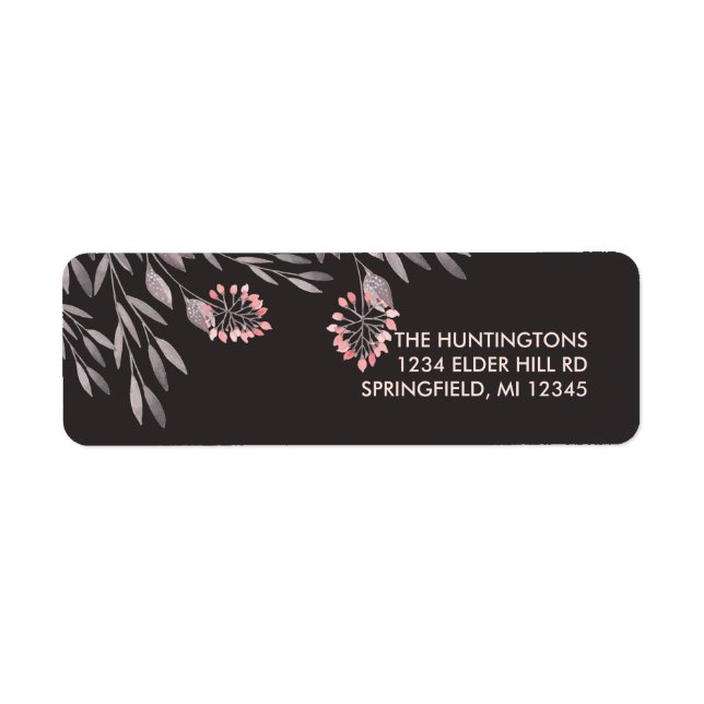 Drömmen Bröllop i midsommarnatten Returadress Etikett (Framsidan)