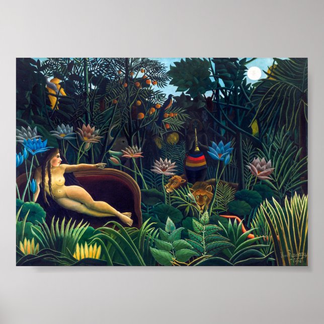 Drömmen | Henri Rousseau | Poster (Framsidan)