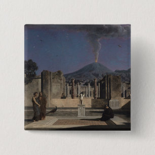Drömmen i fördärvar av Pompeii, 1866 Knapp