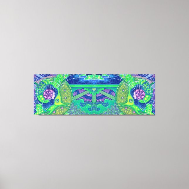 Drömmen i fullt måne canvastryck (Framsida)