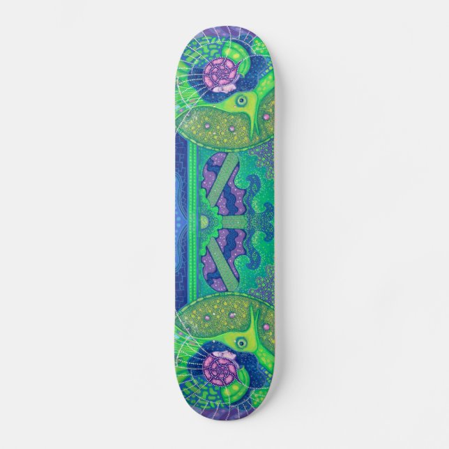 Drömmen i fullt måne skateboard bräda 19,5 cm (Framsida)