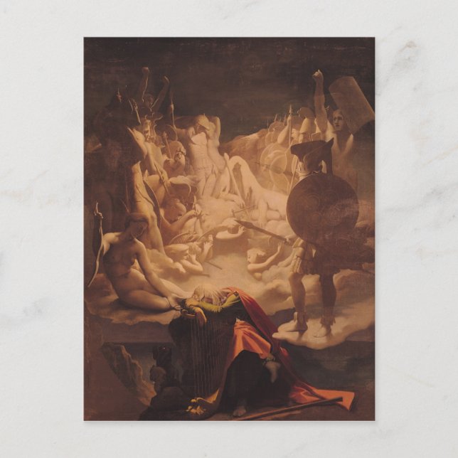 Drömmen i Ossian 1813 Vykort (Framsida)