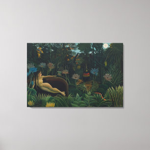 Drömmen (Le Rêve Exotique) av Henri Rousseau Canvastryck