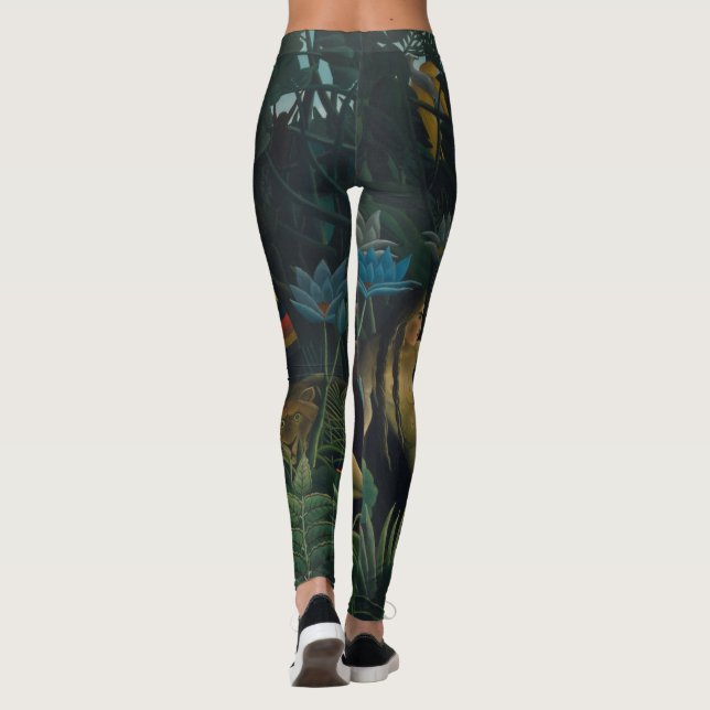 Drömmen (Le Rêve Exotique) av Henri Rousseau Leggings (Baksida)