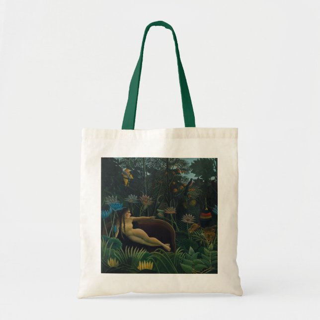 Drömmen (Le Rêve Exotique) av Henri Rousseau Tygkasse (Framsidan)
