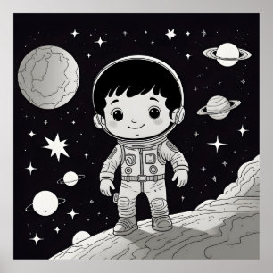 Drömmen om att vara astronaut poster