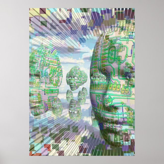 Drömmen om elektriska får poster (Framsidan)