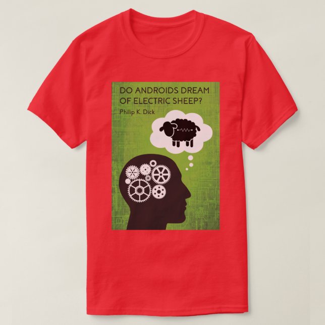 Drömmen om elektriska får t shirt (Design framsida)