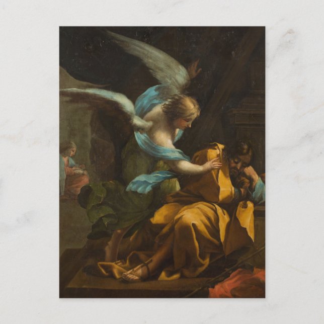 Drömmen om St. Josef av Francisco Goya vykort (Framsida)