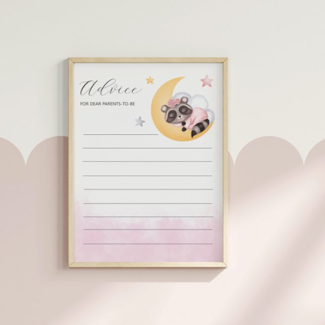 Drömmen över Måne Raccoon Advice for Baby Game (Dreamy Over the Moon Raccoon Advice For Baby Game)