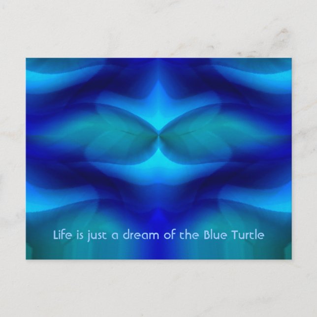 Drömmen på Blue Turtle Vykort (Framsida)