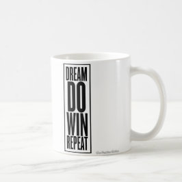 Drömmen segrar repetitionmuggen kaffemugg
