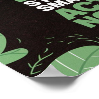 Drömmen stor. Börja liten. Agera nu Poster