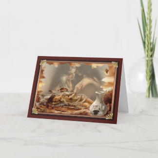 Drömmer om att du hälsar med ett inbyggt amerikans kort