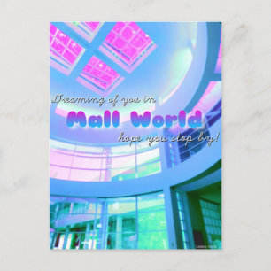 "Drömmer om dig..." Mall World Postkort Vykort