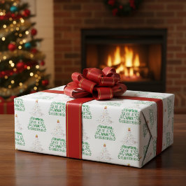 Drömmer om en Papper jultomte Presentpapper