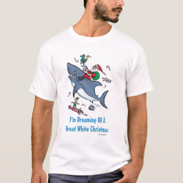 Drömmer om en Underbar vit hajjul Tee Shirt
