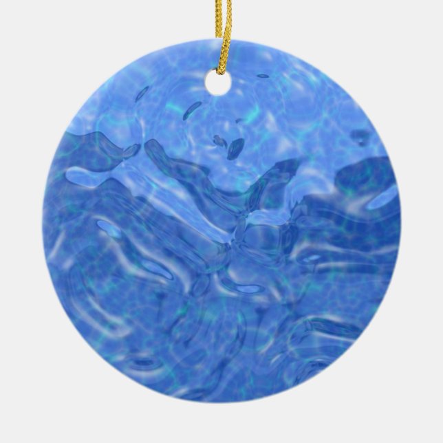 Drömmer om julprydnaden i Bassäng Julgransprydnad Keramik (Framsidan)