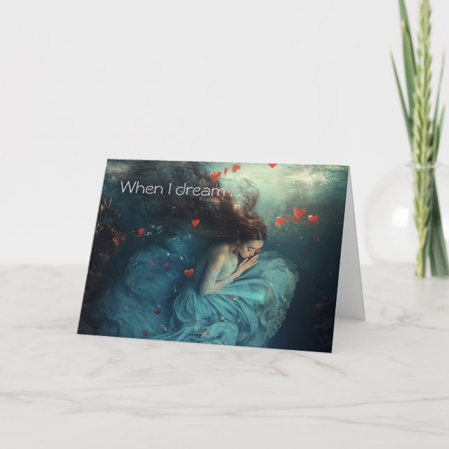 Drömmer om Kärlek, Alla hjärtans dag-kort Tack Kort (Framsida)