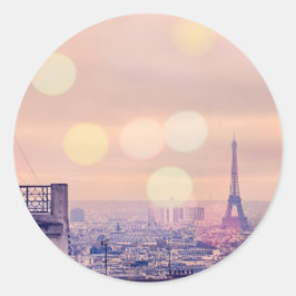 Drömmer om Paris Eiffeltornet Klistermärke