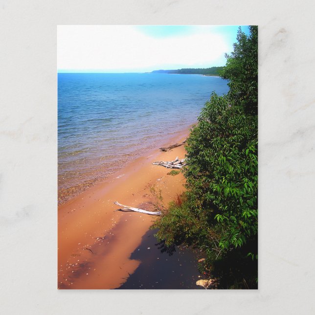 Drömmer om Sjö Michigan Vykort (Framsida)