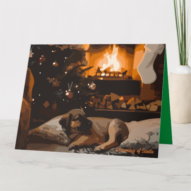 Drömmer om tomten kort (Framsida)