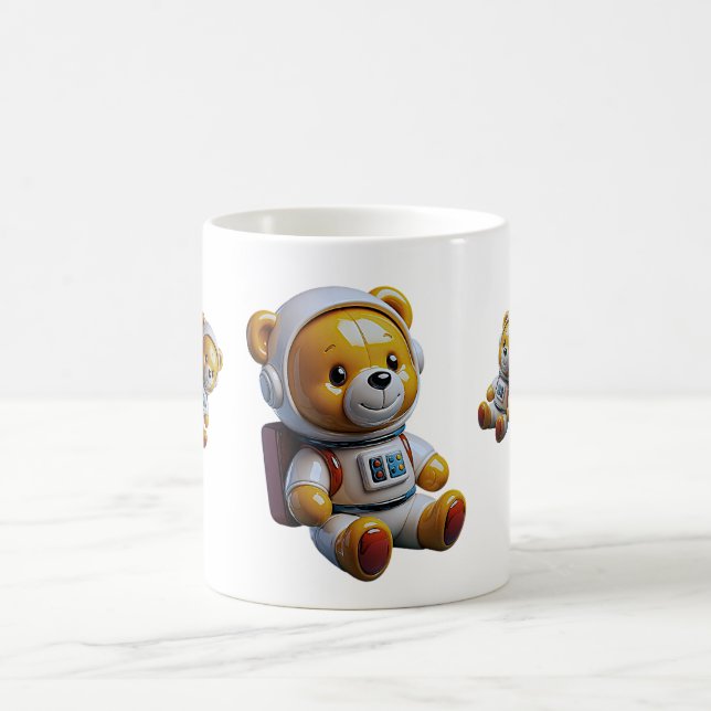 Drömmig Astronaut Teddy Kaffemugg (Center)