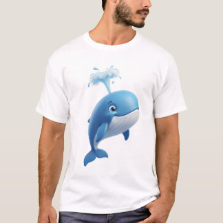 Drömmig blåvalströja t shirt
