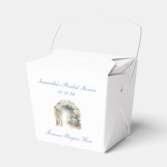Drömmig Blommig Bröllopspresentlåda Presentaskar (Framsidan Sidan)