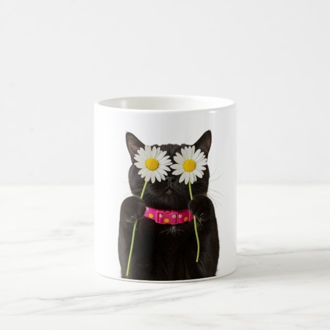 Drömmig Blommig Kattmugg Kaffemugg (Center)