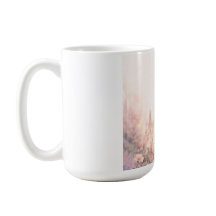 Drömmig Blommig Tjej Estetisk Kaffe Mugg – Söt