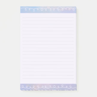 Drömmig brevpapper post-it block