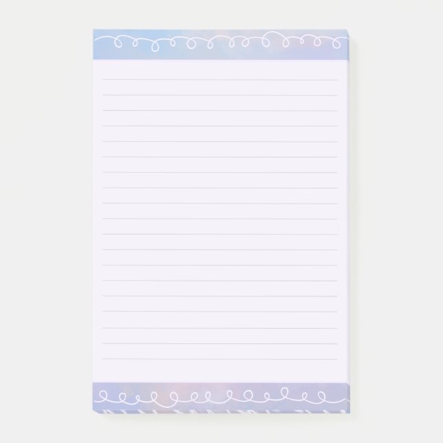 Drömmig brevpapper post-it block (Framsida)